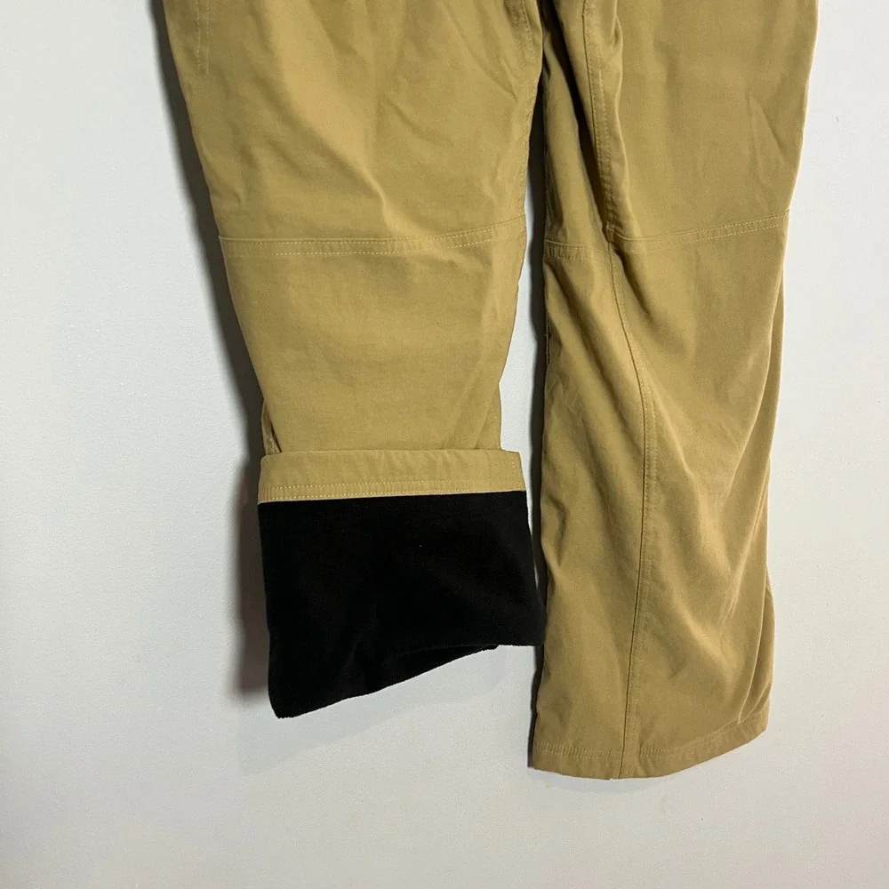 Eddie Bauer First Ascent Mens 38x30 Fleece Lined Guide Pants Tan‎ Hiking Gorp - Picture 6 of 9